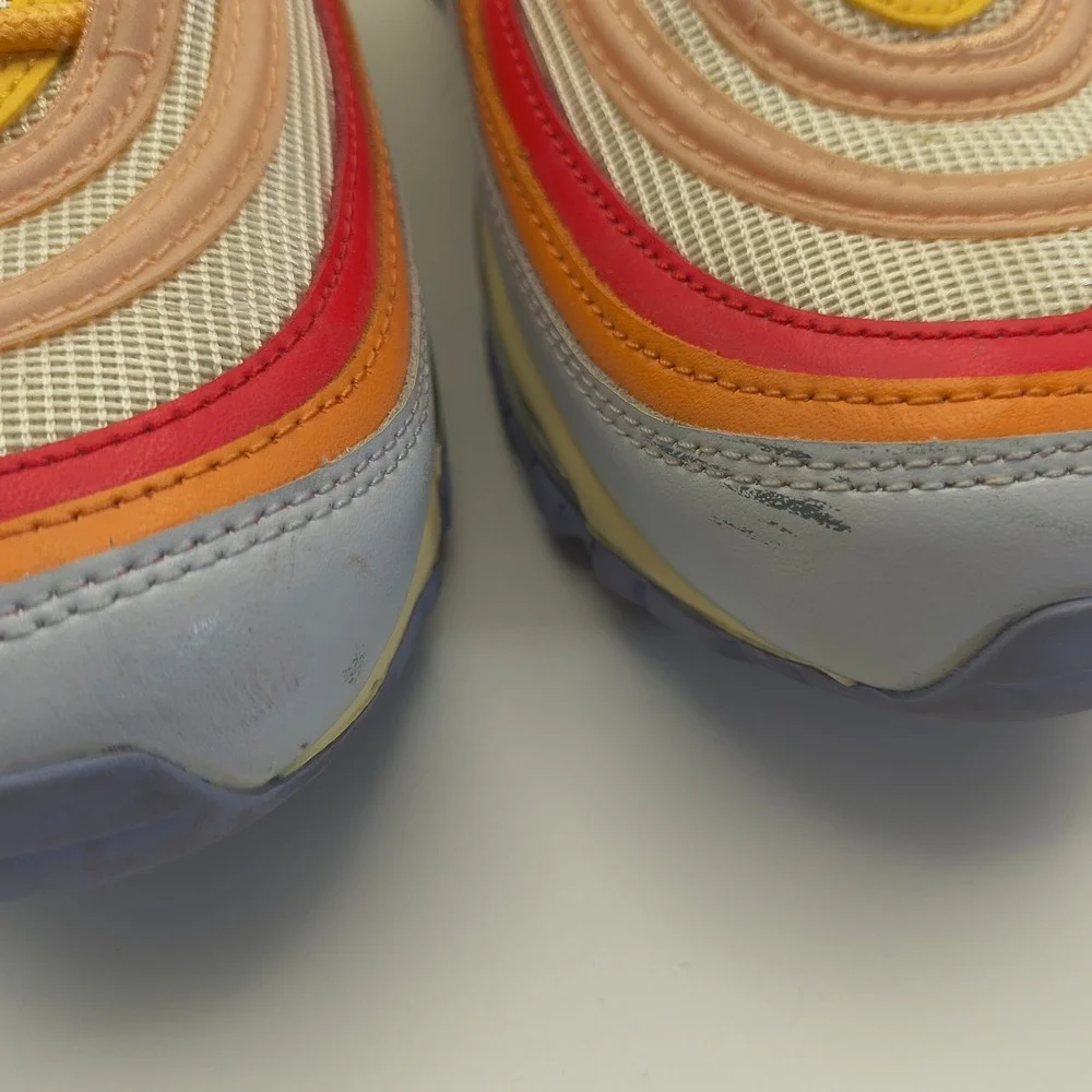 Nike‎ Air Max 97 Women's 7 Multicolor Pastel Rainbow Sneakers Low Top CW5588-001